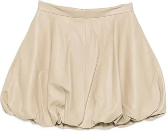 By Malene Birger Leather Mini Skirt