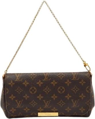 Louis Vuitton Pre-owned Clutches, female, Brown, Size: ONE SIZE Pre-owned Favorite MM