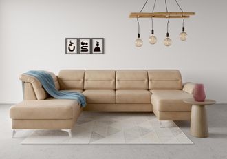 Sit&more Wohnlandschaft &raquo;Sinatra U-Form&laquo; optional mit Kopfteilverstellung und Armteilfunktion etc