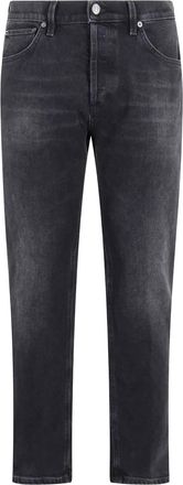 Dondup Jeans con design a cinque tasche - Nero