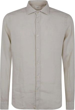 Tintoria Mattei linen shirt - Neutrals