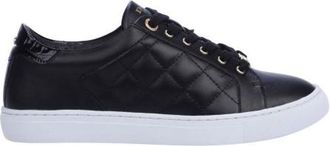 Dune London Unisex Ellenar Quilted Trainers voor volwassenen (Zwart)