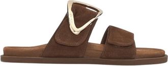 INUIKII Dreamer Buckle Sandal - Dames - Sandalen - Bruin - 37 EU - Schoenen