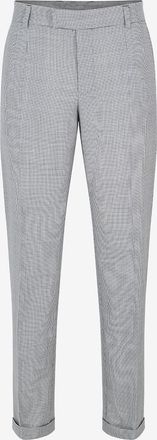 Dolce & Gabbana Gerade verk&uuml;rzte Hose aus Wolle mit Hahnentritt