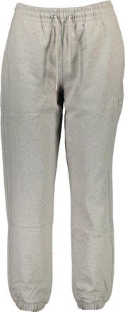 Calvin Klein Womens Relaxed Fit Drawstring Pants - Silver Cotton - Size X-Small