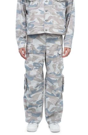 AlphaStyle Malaga Cargo Pants in Grey at Nordstrom, Size Xx-Large