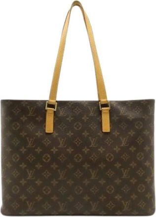 Louis Vuitton Pre-owned Tote Bags, female, Brown, Size: ONE SIZE Pre-owned Vintage Monogram Tote Bag