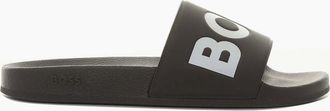 HUGO BOSS Mens BOSS BLACK ARYEH SLIDERS BLACK - Size: 11