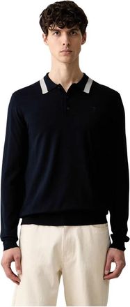 Trussardi Pullover - Heren - Polos - Zwart - L - Leer - Tops