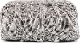 Benedetta Bruzziches Venus La Grande Clutch - Dames - Clutches - Grijs - ONE Size - Satijn - Tassen