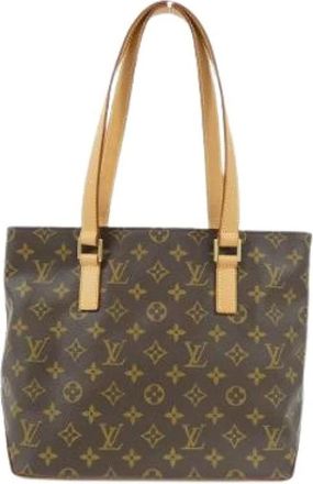 Louis Vuitton Pre-owned Tote Bags, female, Brown, Size: ONE SIZE Pre-owned Monogram Cabas Piano Tote Bag