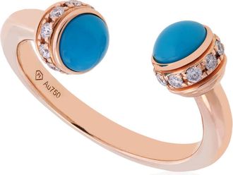 Piaget Possession 18K Rose Gold Open Ring, Size 53