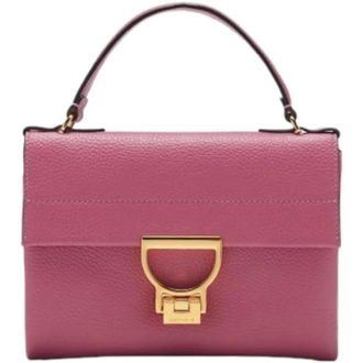 Coccinelle Tassen, Dames, Roze, ONE Size, Leer, Arlettis Mini Handtas