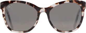 Maui Jim Alulu Grey Cat Eye Ladies Sunglasses MJ0878S 003 56