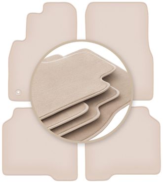 OEM Alfombrillas Beige Premium Para Hyundai Terracan Suv 2001-2006