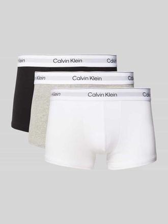 Calvin Klein Underwear Trunks mit elastischem Label-Bund im 3er-Pack in Black, Gr&ouml;&szlig;e XL