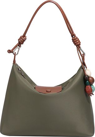 Generic Womens Nylon Shoulder Bag, Casual Crossbody Bag, Soft Tote Bag, Detachable Pendant Detail, Adjustable Shoulder Straps, Applies to Everyday Travel (32 