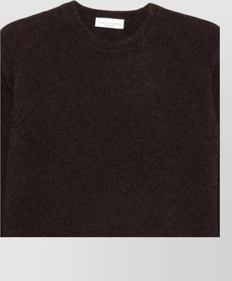Roberto Collina cashmere silk long-sleeve crew-neck sweatshirt