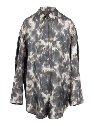 Christian Wijnants Taheras Smoke Granite Print Shirt