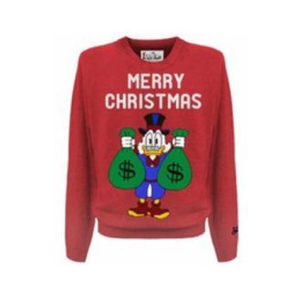 MC2 Saint Barth Truien & Vesten, Heren, Rood, M, Denim, Heron - Christmas Scrooge 41