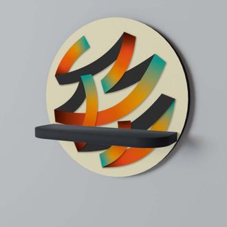 OEM Ribbon Reverie Estante Redondo Negro