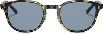 Oliver Peoples Fairmont Sun-F round-frame sunglass - unisex - Acetate - 49 - Green