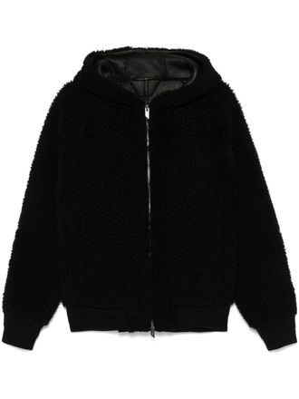 Salvatore Santoro Lammy coat - Zwart