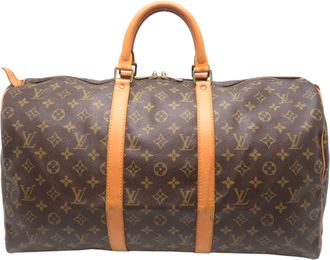Louis Vuitton Brown Monogram Boston Bag (Pre-Owned)