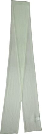 Dolce & Gabbana Light Green Silk Sash Wrap Shawl Stole 292cm x 19cm Womens Scarf