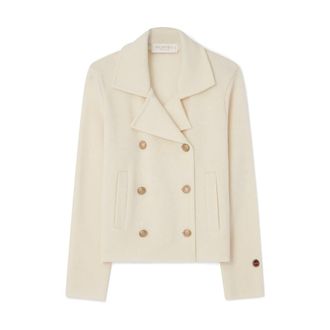 Busnel Indra Jacket - Dames - Zomerjassen - Wit - 2XL - Wol - Jassen