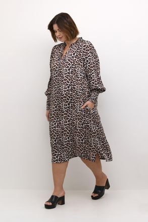 Kaffe Curve Jurk A-shape animal