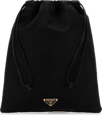 Prada Black Fabric Pouch