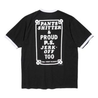 SUPREME x Mike Kelley SS26 Ringer T-Shirt Black SUP-SS26-176-BLK