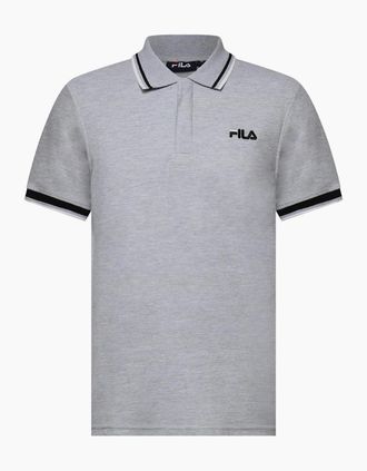 Fila Mens Bowey Polo Shrt - Grey - Size: 2X large