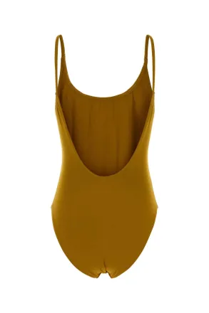 Eres Womens Mustard Stretch Nylon Decouverte Swimsuit Or 26a Exterior: Elastane Costumi Da Bagno Swimwear
