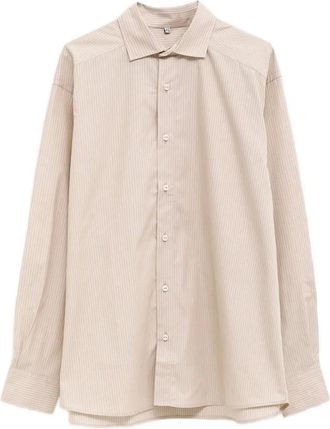 BASERANGE Camicia Claude a righe - Toni neutri