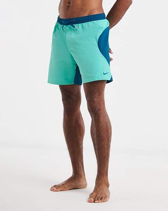 Nike 7 Inch Colourblock Swim Shorts