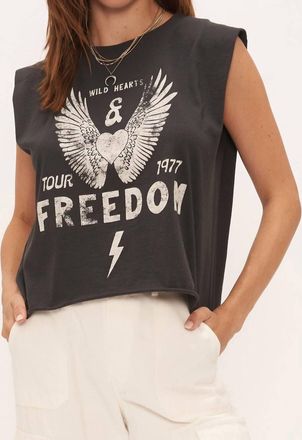 Bloomingdale's Freedom Muscle Tank Top In Black