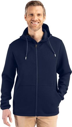 Cutter & Buck Roam Epic Comfort Recycled Mens Full Zip Hooded Jacket
