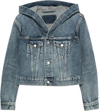 Alaia Hooded Denim Jacket