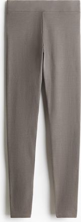 H&M Leggings mit hohem Bund - Grau