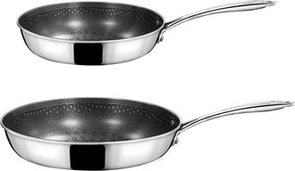 Cuisinox Lote de 2 sartenes de 24-28 cm Cer&aacute;mica Acero