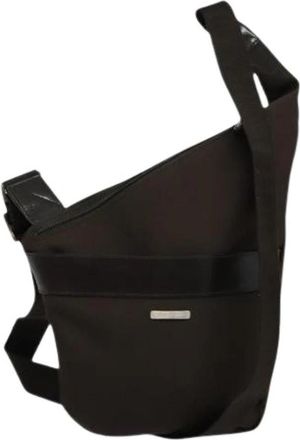 Ferragamo Pre-owned Nylon shoulder-bags - Dames - Vintage Schoudertas - Bruin - ONE Size - Nylon - Vintage
