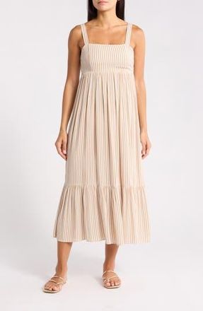 Billabong Tea Party Midi Dress in Khaki at Nordstrom Rack, Size X-Large