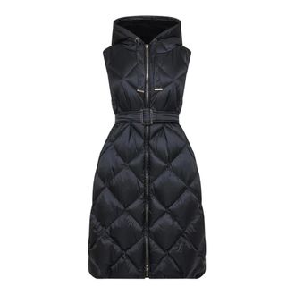 Max Mara Vests, female, Black, Size: 2XS Tregil Midi Padded Gilet