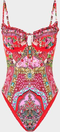 Camilla Heirloom Empire Ruched Cup Underwire One-Piece Swimsuit