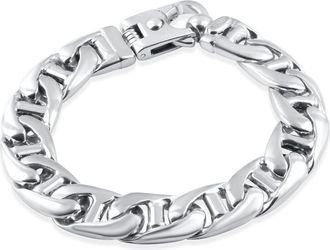 Pompeii3 Mens Link 14k Gold (113gram) or Platinum (183gram) 13.5mm Bracelet 9