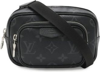 Louis Vuitton Pre-owned Monogram Eclipse Outdoor Pochette M30755 - Dames - Vintage Schoudertas - Zwart - ONE Size - Vintage