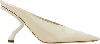 Ferragamo White Pointed-toe Mules