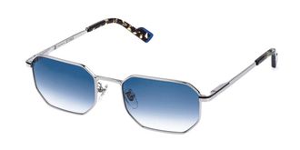 Sting SST581 0K07 Mens Sunglasses Silver Size 55